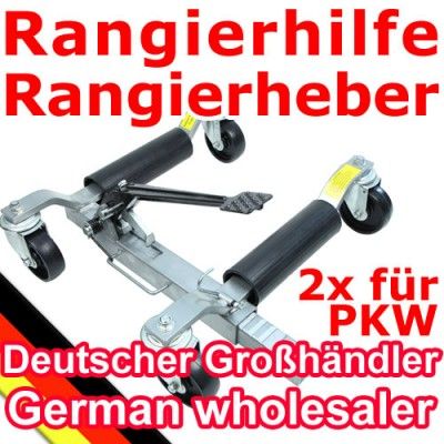 2x Rangierheber Rangierhilfe Rangierroller GoJacks Wagenheber