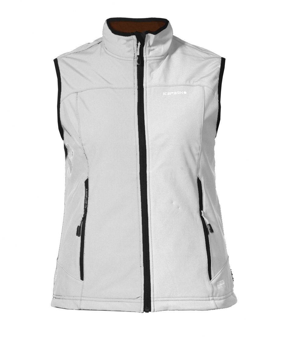 ICEPEAK Damen Softshell Weste Karmina 2 Reißverschluss Seitentaschen