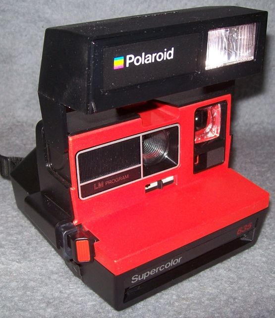 Polaroid Supercolor 635 Sofortbild Kamera Sofortbildkamera schwarz