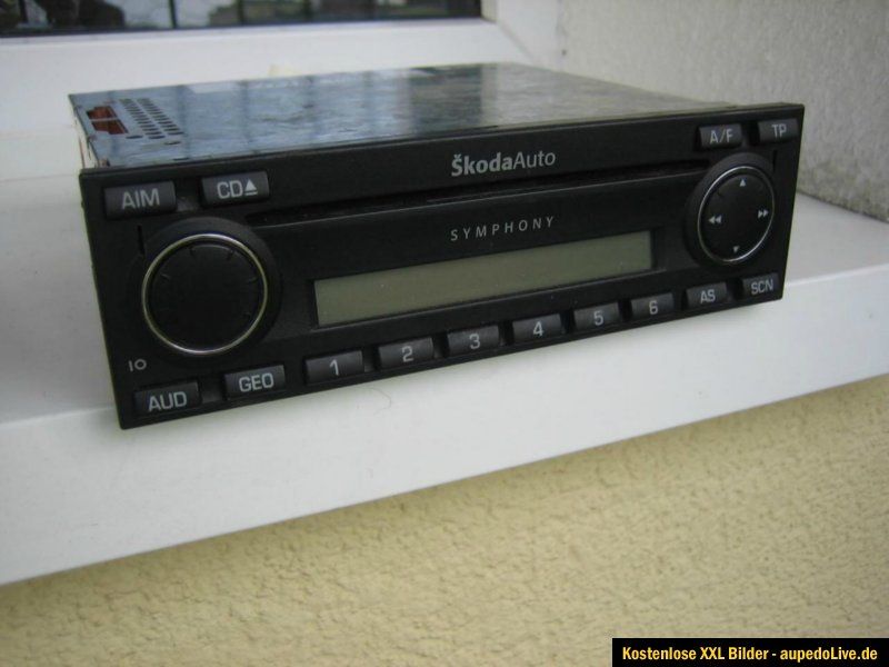 Skoda Symphony CD Radio top zustand