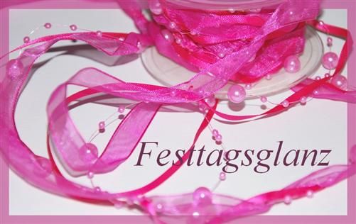 5m Dreifachband Satinband Organzaband Perlenband alle Farben