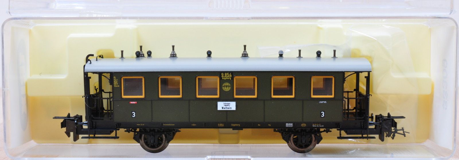 Trix Express 33309 Plattformwagen 3. Kl. der DR / unbespielt / OVP