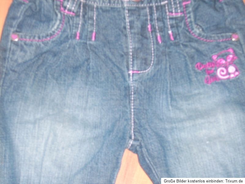 Schöne Jeans Caprihosen Gr.86 Zwillinge