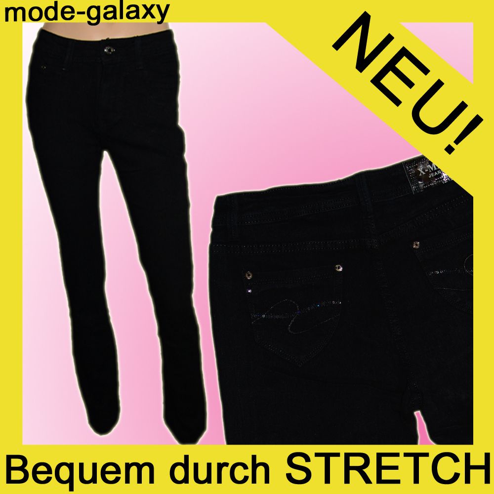  RoehReNjeanS HoSe schWarZ RoehRe StretchjeanS Gr 36 S W28 X 672