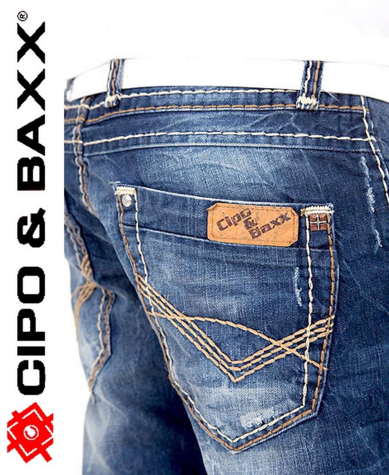 modell c 688 farbe blau modisches und angesagtes hemd von cipo baxx