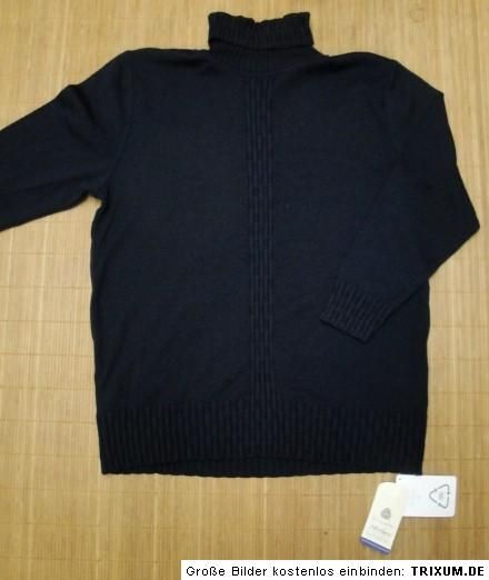 Peter Hahn Rollkragenpullover, Feinstrickpullover, Merinowolle Gr. 40