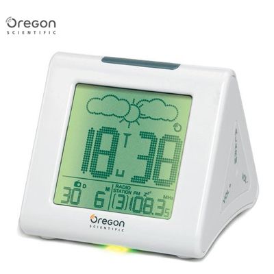 OREGON SCIENTIFIC BARM839 Funkuhr Funkwetterstation Radio Uhr Wecker