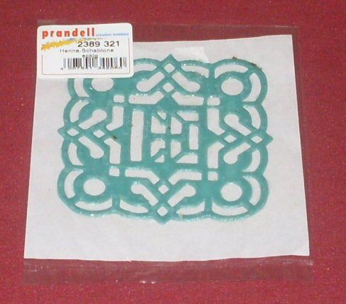 Henna Schablone eckig (KL7 703)