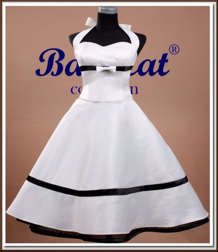 C710C 50er Jahre Tanzkleid Vintage Mode Petticoat Brautkleid