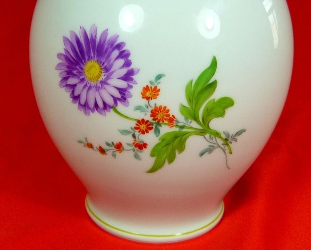 große MEISSEN Vase Blumen Streublümchen Blumenbukett Porzellan