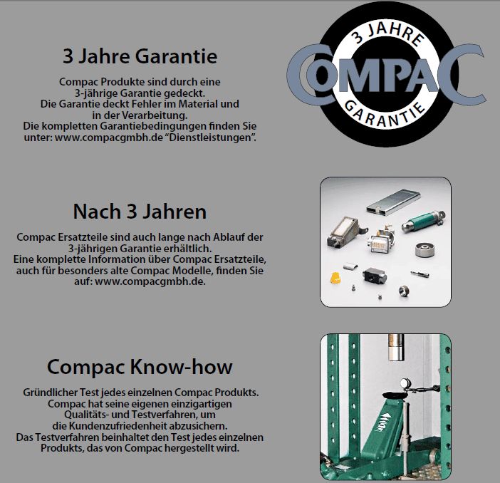 COMPAC WD 1500 Radheber Radmontagegerät Landwirtschaft