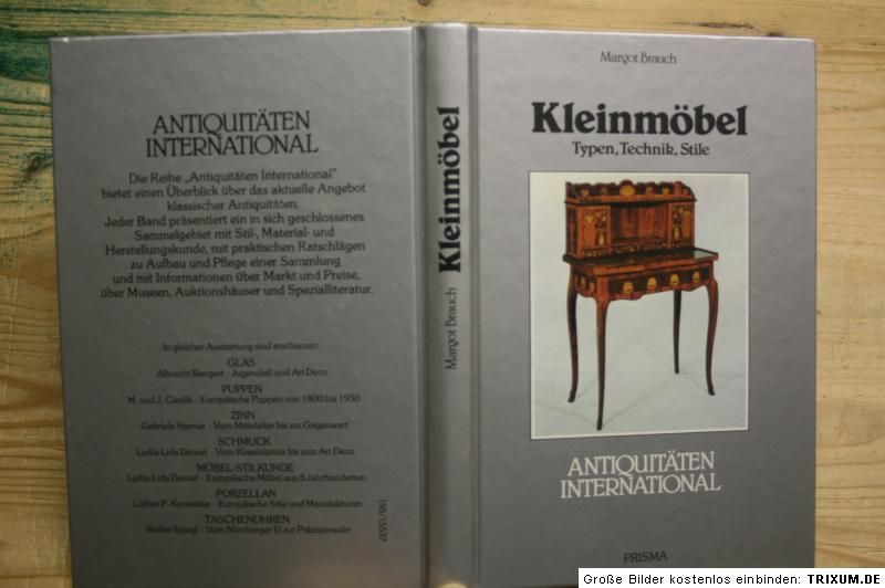 Sammlerbuch alte Kleinmöbel, Antikmöbel, Jugendstil, Biedermeier