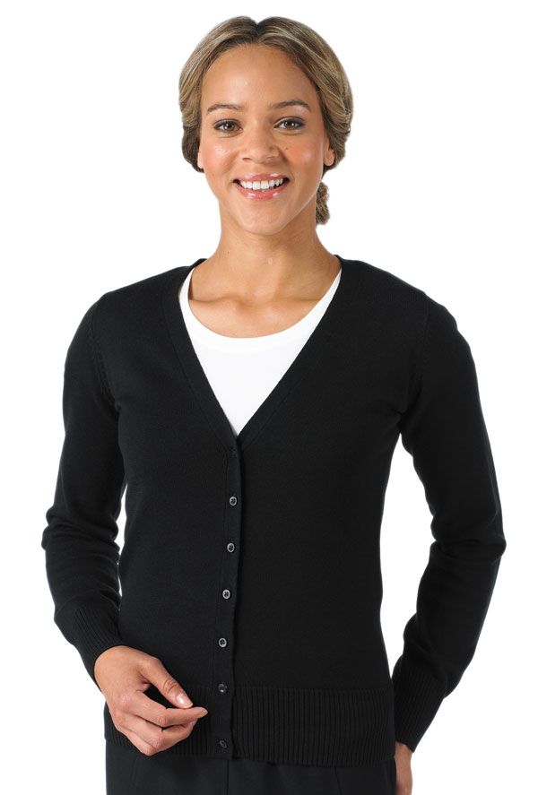 Russell Damen Cardigan Strickjacke V Neck Übergröße