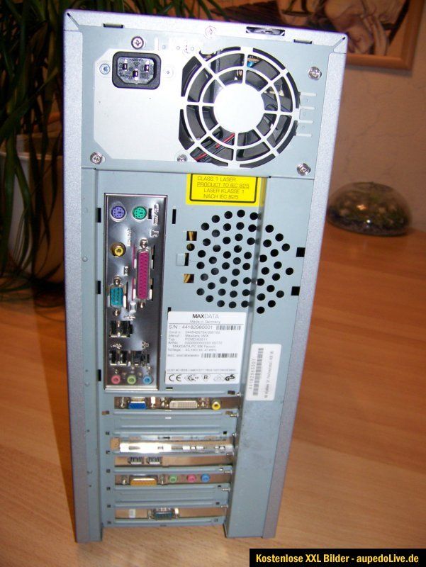 PC Rechner MaxData, Intel Pentium4, CPU 2,40 Ghz, HDD 120 Gb, RAM 1 Gb