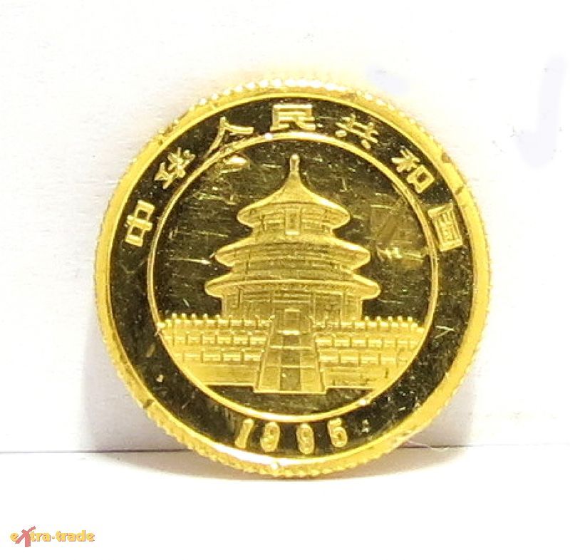 YUAN 999er GOLD °1/10 OZ; PANDA° 1995; ST   3AWAT720