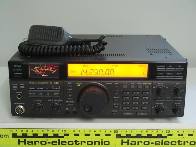 ICOM IC 736 Allmode 50MHz/KW Transceiver [151]