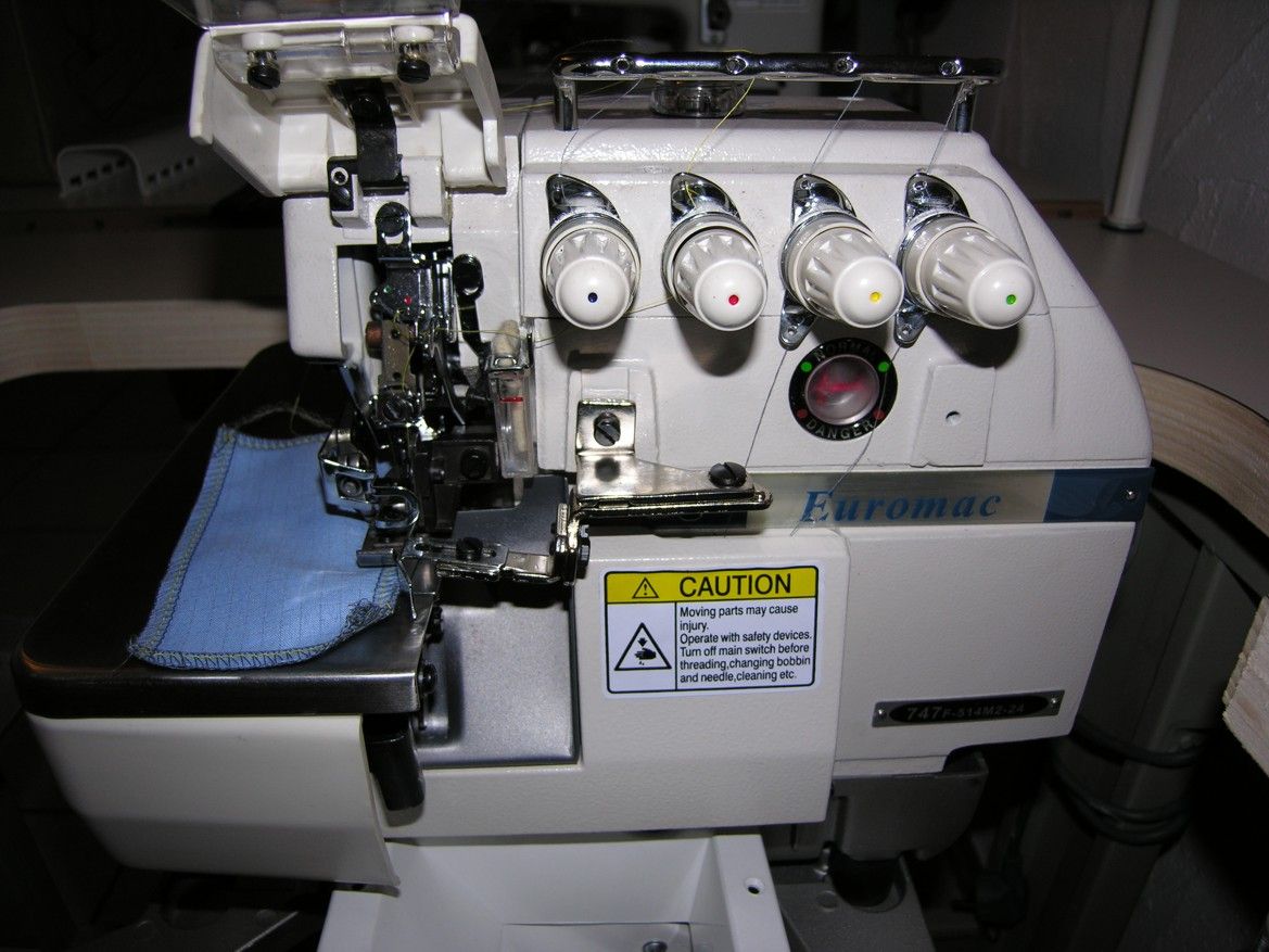 Euromac Industrie Overlock Nähmaschine Modell 747