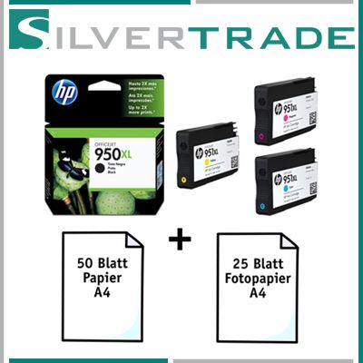 HP 950XL/951XL Set Tintenpatronen Bundle HP Officejet Pro 8600 CM749A