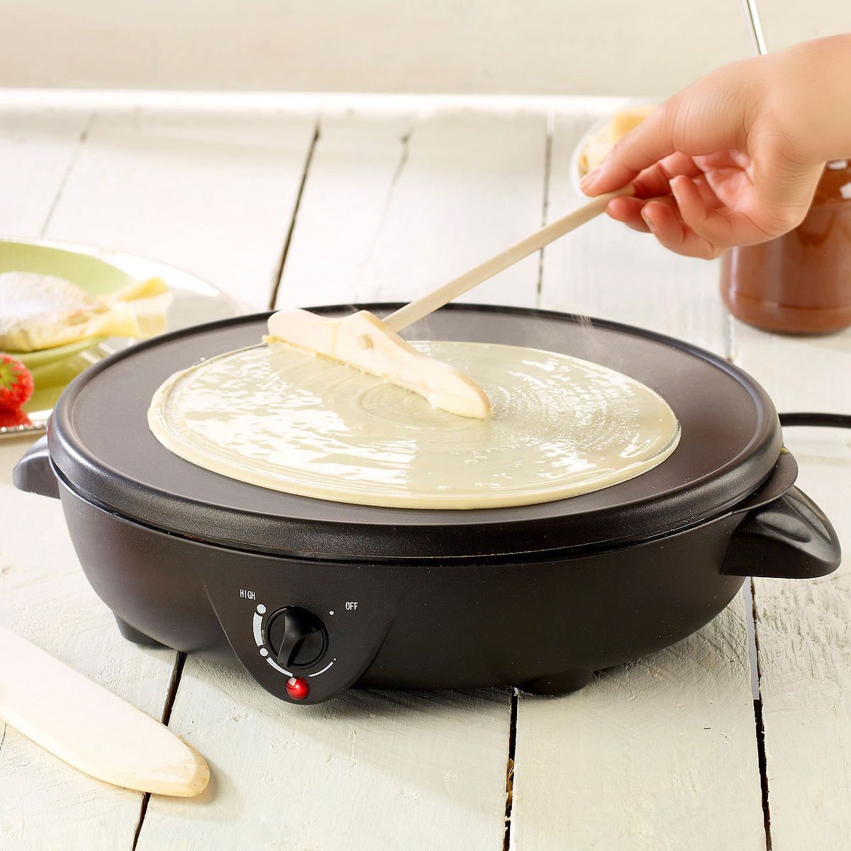 Rosenstein & Söhne Elektrischer Crêpes Maker, 1250 W