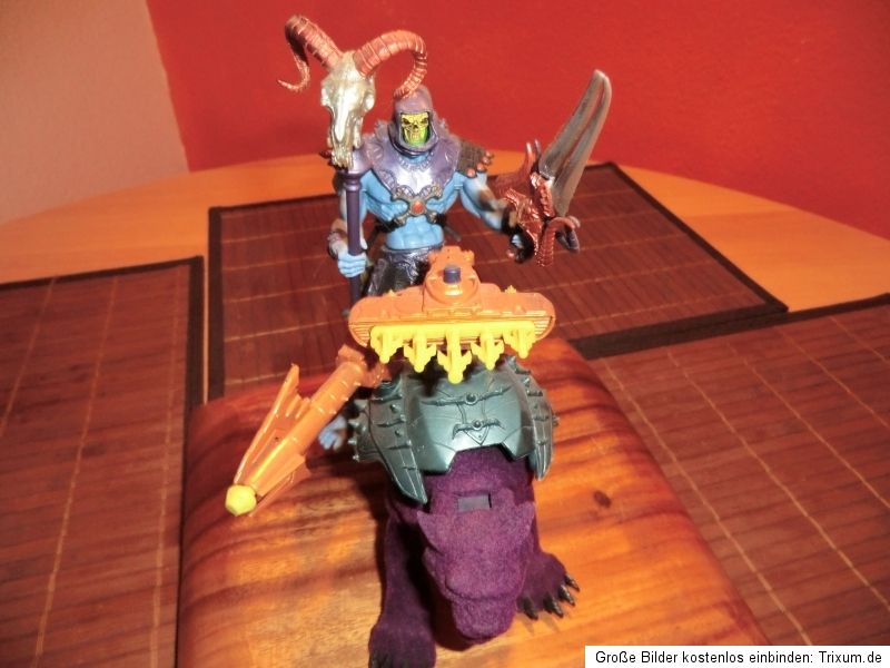 Masters of the Universe MOTU 200x Skeletor + Panthor   Sammlerfigur