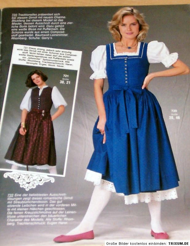 Burda Trachten & Folklore E 748 SH 22/84 Dirndl