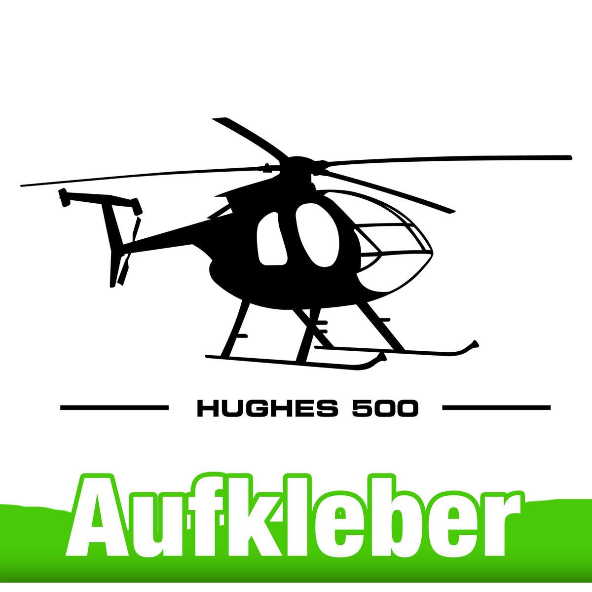 Hughes 500 Aufkleber