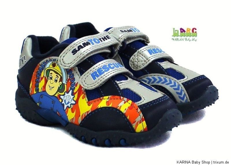 SUPER FIREMAN SAM Feuerwehrmann SAM Schuhe Freizeitschuhe Halbschuhe