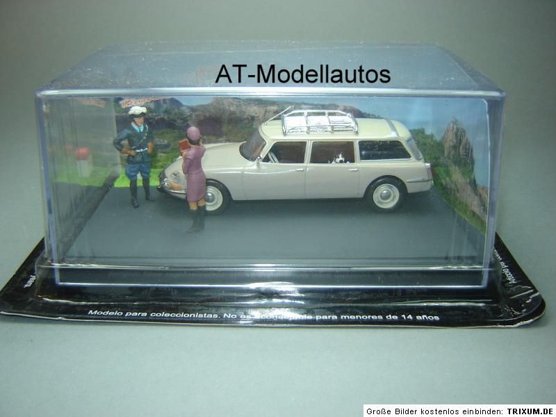 Citroen ID 20 Break Kombi DS Modellauto im Diorama Altaya IXO 143 Neu