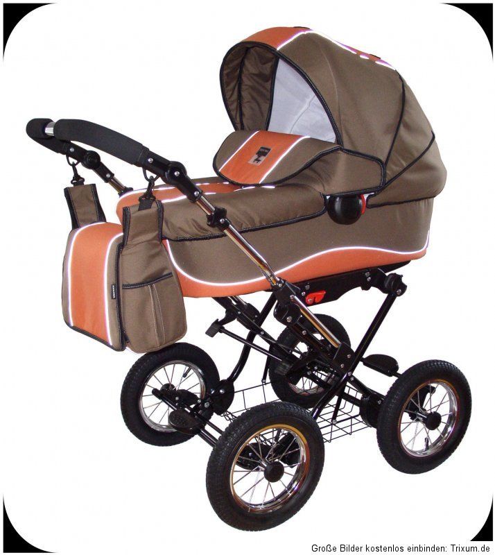 ZEKIWA Kombikinderwagen Kinderwagen STROLLY vers. Farben inkl