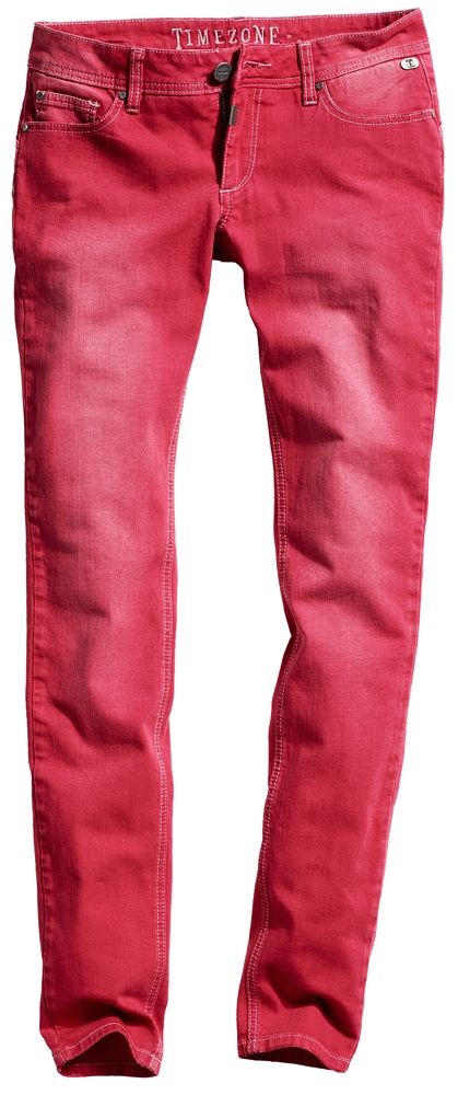 Timezone Jeans Hose Slatina 16 5198 5107, red