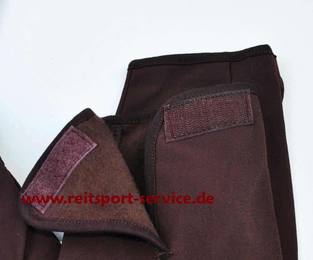 Pfiff Thermo Winter Reithose Fleece gefüttert braun NEU