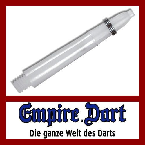 30 Stück EMPIRE Dart Kunststoff Schäfte Weiß 22L780