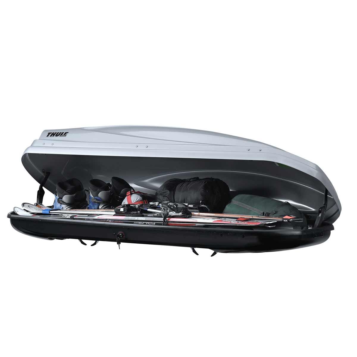 THULE DACHBOX SKIBOX GEPÄCKBOX ATLANTIS 780 SILBER