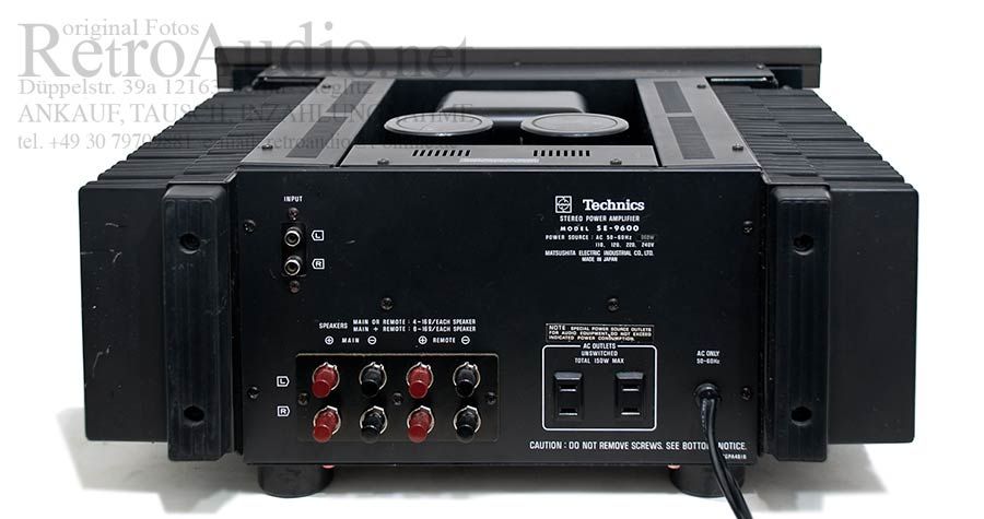 Technics SE 9600 Power Amplifier