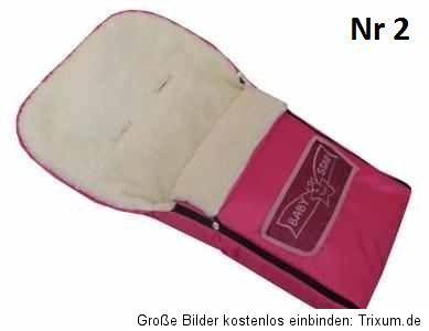 Winterfußsack Schurwolle /Lammfellfußsa ck Lammfell 93cm NEU 20