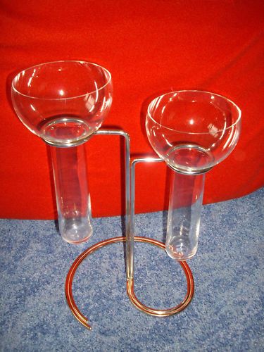 Rosenthal Aqualux Schwimmkerzen Leuchter 2 armig Design