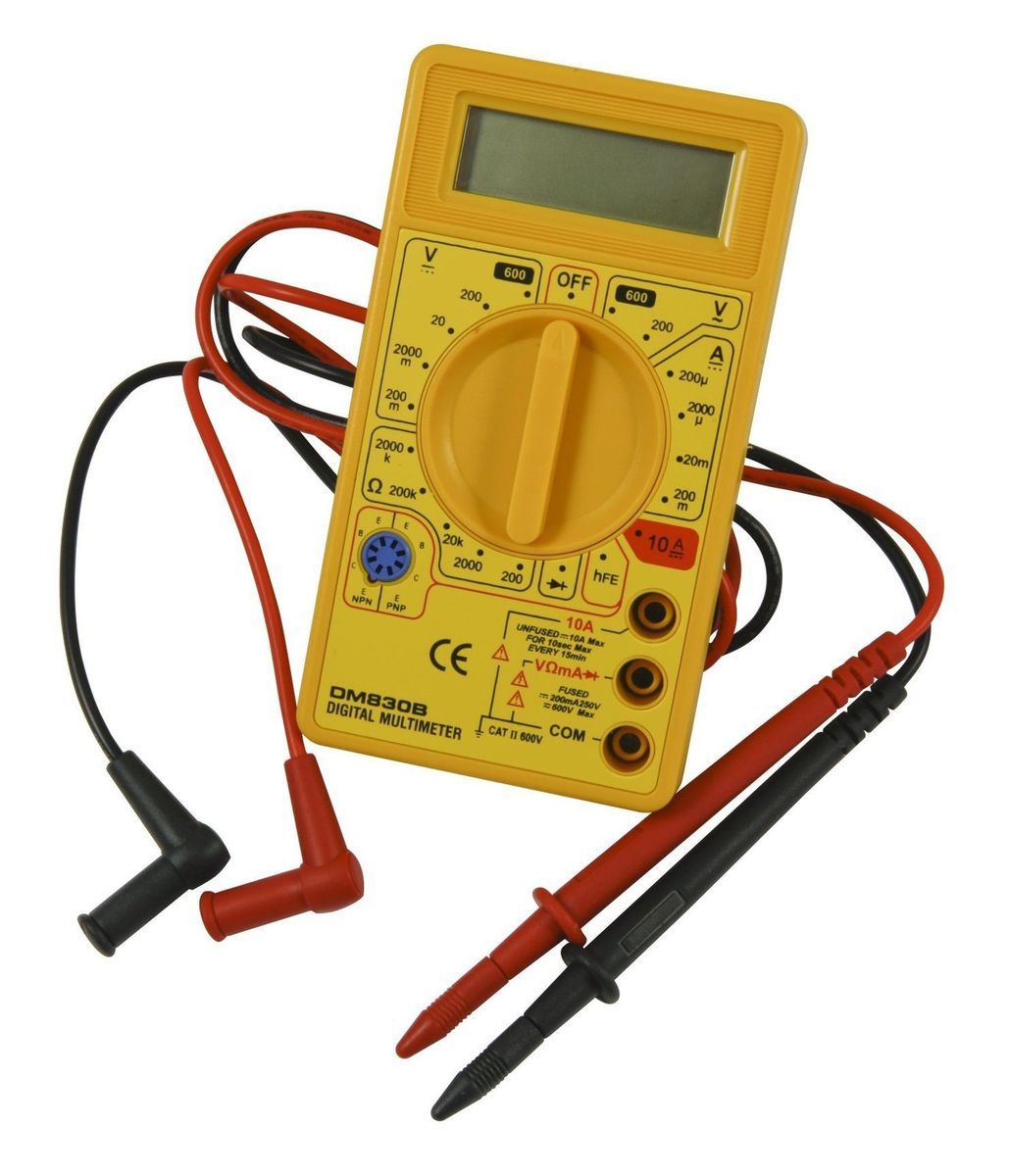 Digital Multimeter Messgerät DM830B für Haus, Auto, Hobby (59334