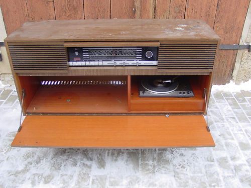 Alte Musiktruhe Grundig KS 821 Radio&Plattenspieler