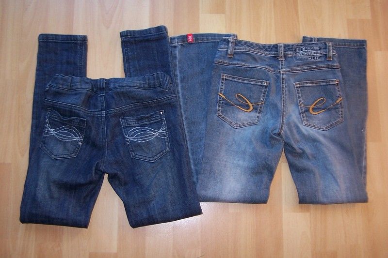 2x Jeans Paket Röhre Bootcut YIGGA & ESPRIT gratis 140