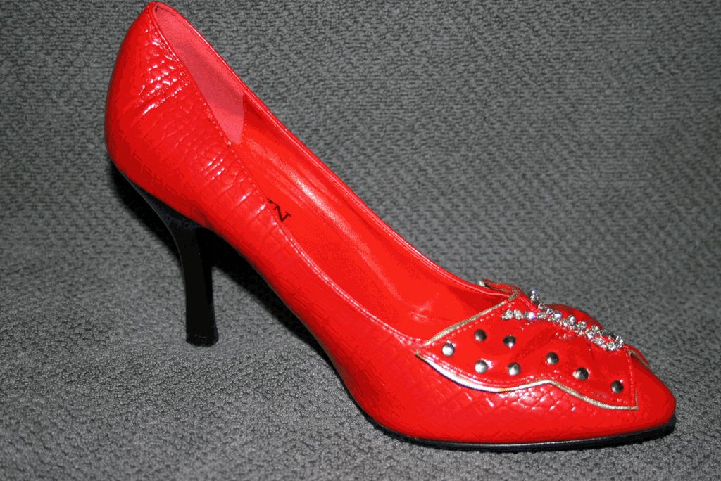 9CM DAMENSCHUHE HIGH HEELS PUMPS ROT GR39