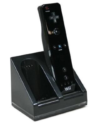 LADESTATION LADEGERÄT f NINTENDO Wii + 2 x 2800mAh AKKU