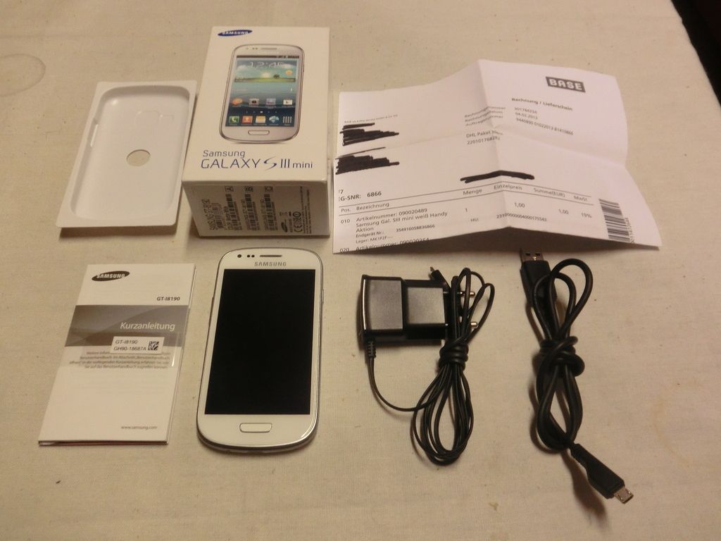 Samsung Galaxy S III S3 mini GT I8190 8GB, OVP, HSPA, ohne Simlock