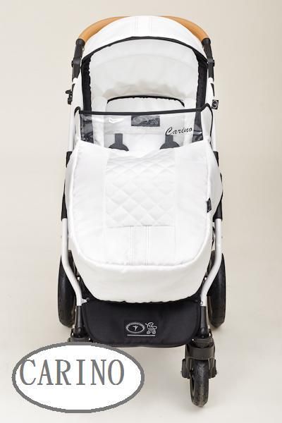 NEW NUE Kombi Kinderwagen 3in1 Exlusiv CARINO Ecrue