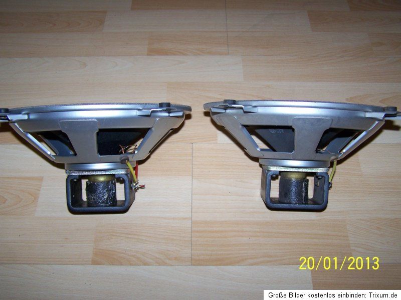 pair Siemens Klangfilm Speakers 10 25cm fullrange 15Ohm Lautsprecher