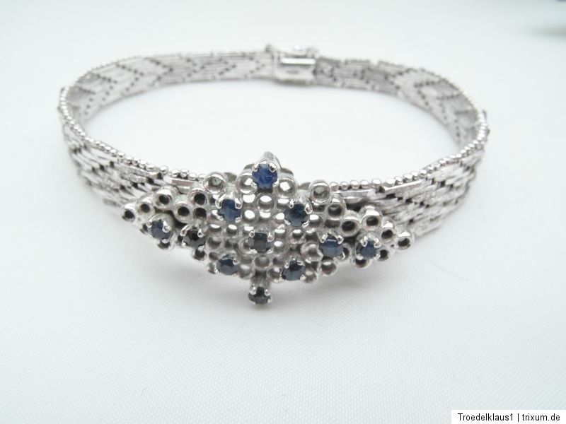 Massives Saphir   Silber Armband,,925 gestempelt,Reptil Designe,,TOP