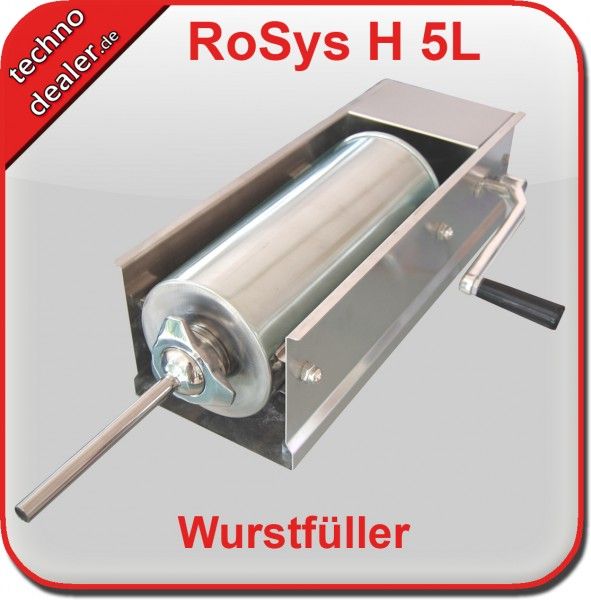 Wurstfueller Wursftfuellmaschine RoSys H 5L 2 Gang horizontal