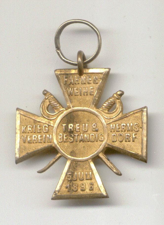 Kreuz Fahnenweihe Krieger Verein Hermsdorf 1896 (873)