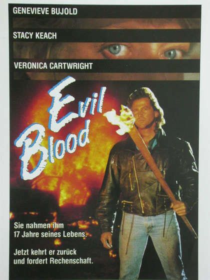 Kino 869= Filmkarte, Evil Blood mit Genevieve Bujold + Stacy Keach