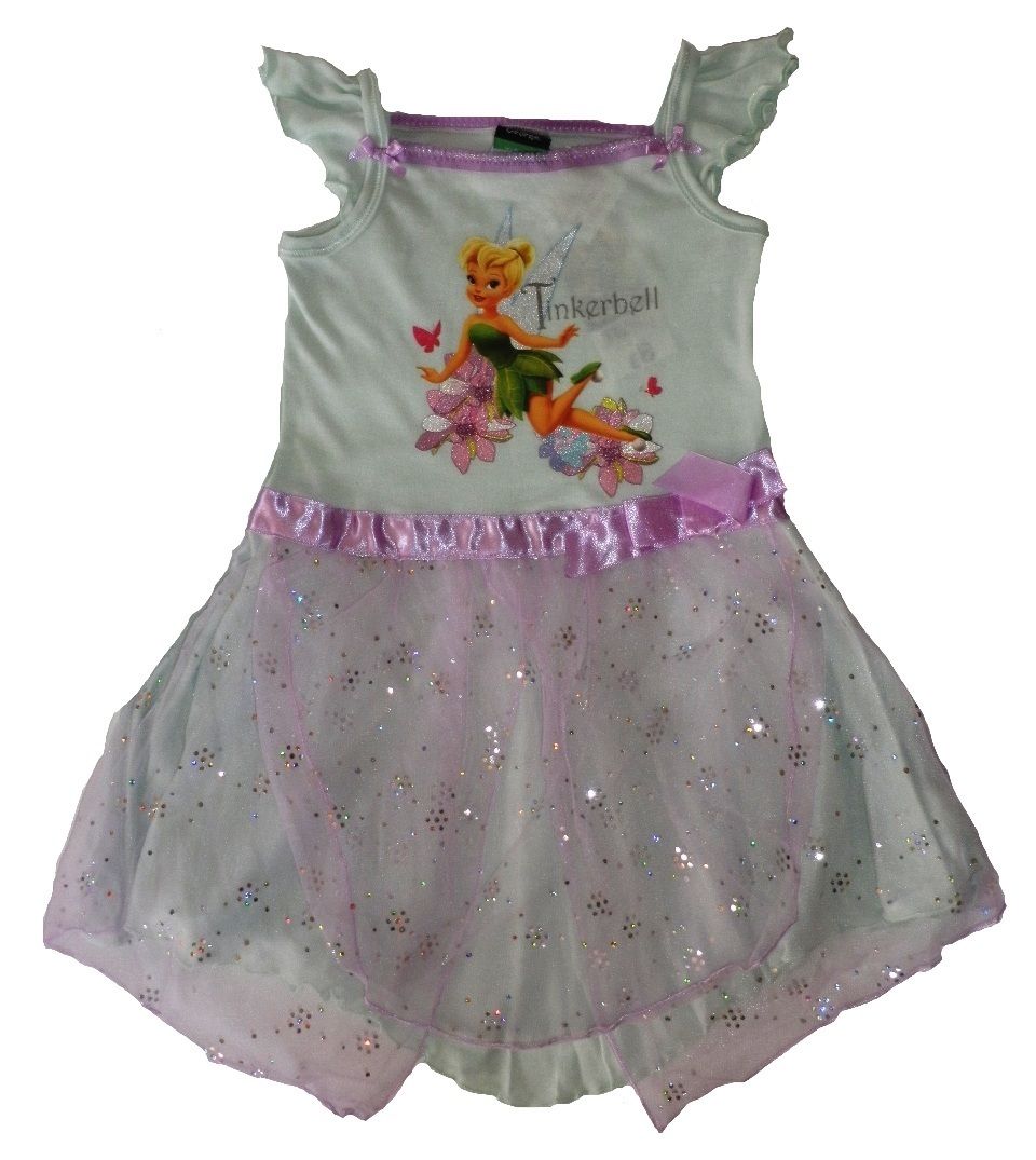 Mädchen Kleid grün Disney´sTinkerbell Gr. 92 #872#