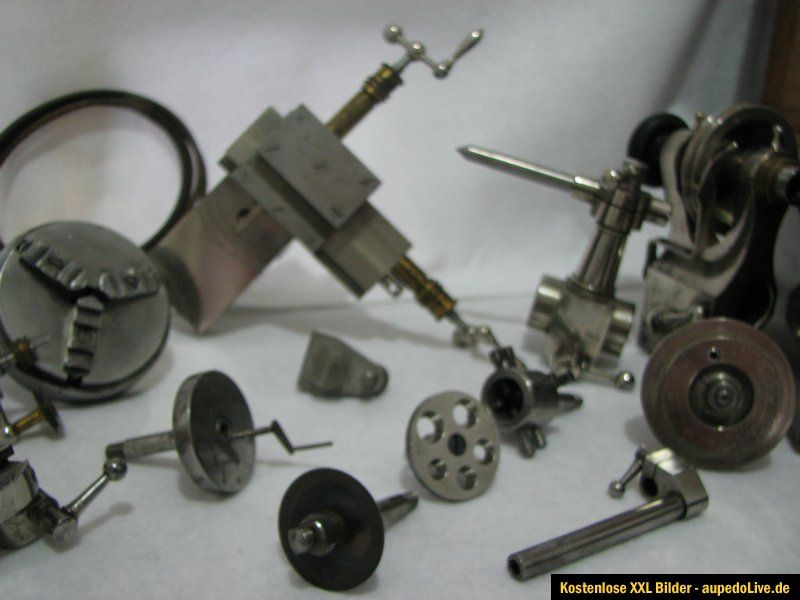 UHRMACHERDREHBANK/UHRMACHERDREHMASCHINE/WATCHMAKER LATHE MIT VIEL VIEL